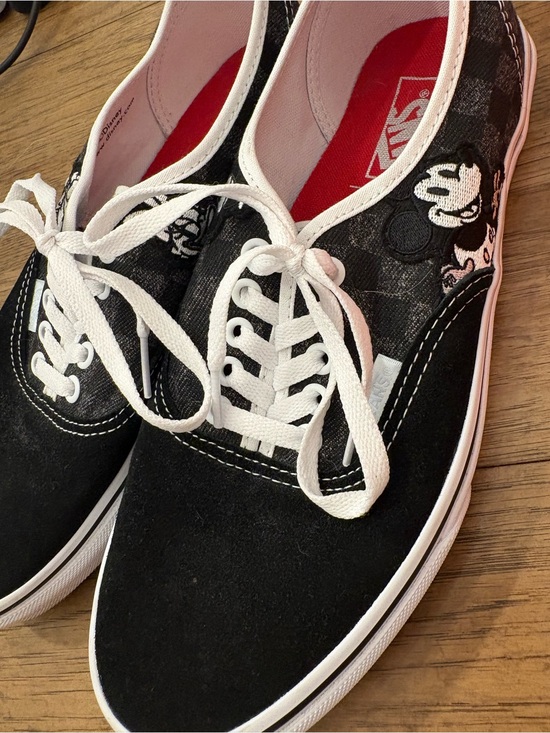 Vans Other - Vans Disney x 100 Black and White Canvas Low-Top Lace-Up Sneakers